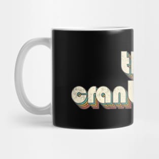 Vintage Cranberries Rainbow Letters Distressed Style Mug